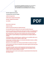 Audiencia de Conciliación: Shirley: Abogada Del Demandado. Betsaida: Abogada Del Demandante. Y Mi Persona Hará El Rol de Juez: Martha