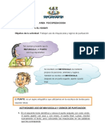 Actividades de Mayuscula y Signos de Puntuacion Tomas