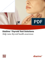 Diasino Thyroid Test Solutions: Help Raise Thyroid Health Awareness