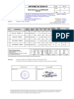 Informe de Ensayo - Resistencia A La Compresion