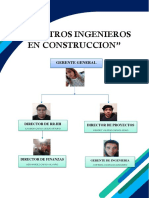 Organigrama de Compañia Maestros Ingenieros en Construccion