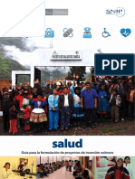 Guía Formulación de Proyectos - Salud