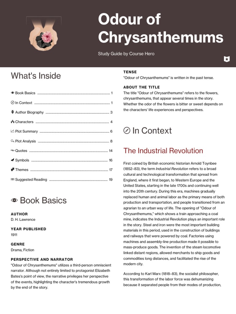 Odour of Chrysanthemums | PDF | Narration | Industrial Revolution