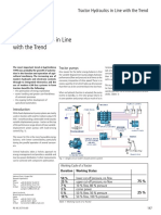 Tractor Hydraulics in Line with Trends