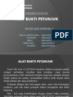 Alat Bukti Petunjuk