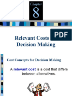 Relevant Costs For Decision Making