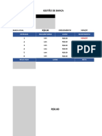 Gestão de Banca: Depósito Banca Inicial Do Dia Meta Diária Payout Banca Atual