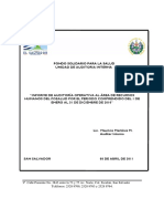 Informe Auditoría RH3 - Operativa - Definitiva - Fosalud - El Salvador