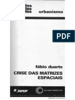 Duarte, Fábio. Crises das Matrizes espaciais