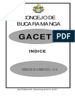 Acuerdo #008 de 2011 Politica de Genero Bucaramanga