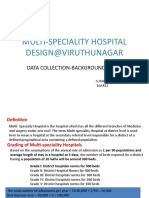 Multi-Speciality Hospital Design@Viruthunagar: Data Collection-Background Study