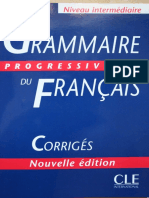02. Grammaire Progressive Du Francais - Niveau Intermediaire_nouvelle Edition Intermed_Corriges