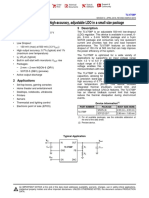 TLV758P 500-Ma, High-Accuracy, Adjustable LDO in A Small Size Package