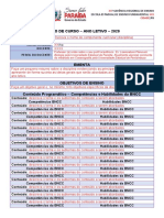 Plano de Curso 2020