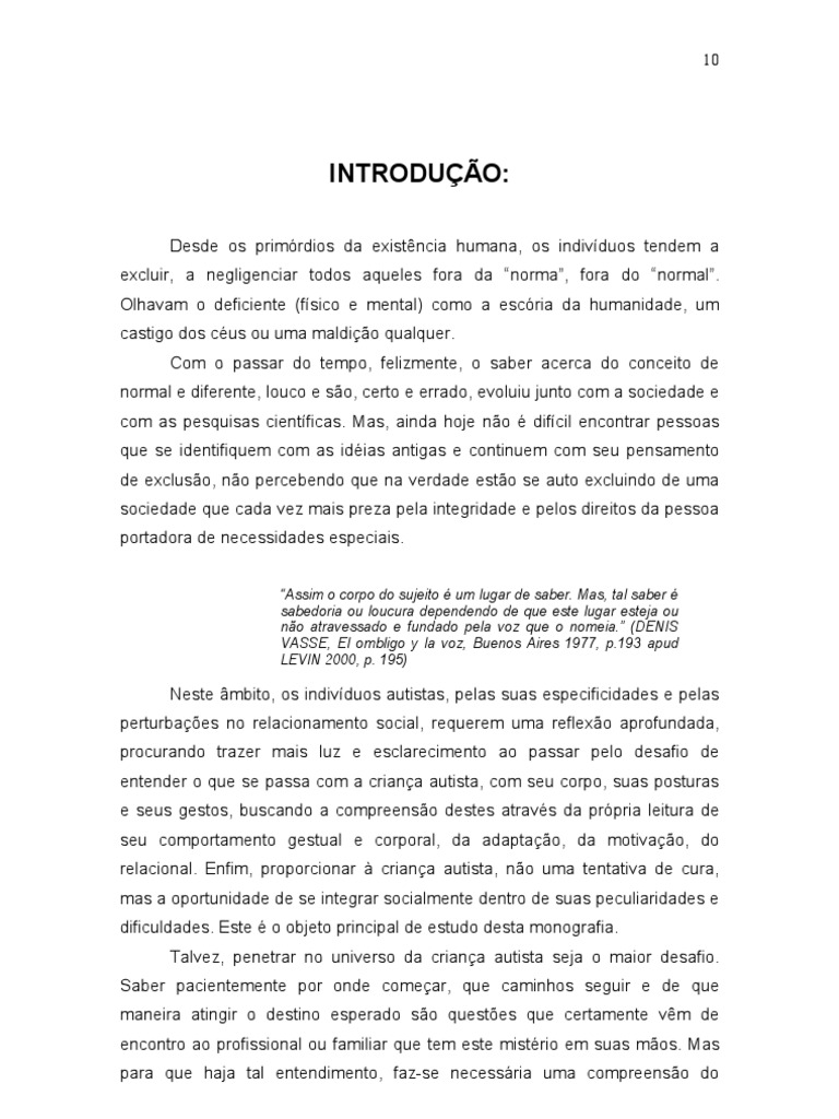 PDF) Efeitos de sessões de psicomotricidade relacional sobre o perfil das  habilidades motoras e controle postural em indivíduo com transtorno do  espectro autista