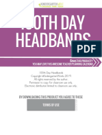 100th Day of School Headbands