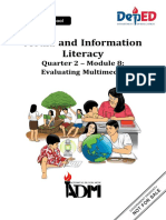Media and Information Literacy: Quarter 2 - Module 8: Evaluating Multimedia