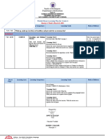 Department of Education: Weekly Home Learning Plan For Grade 6