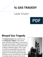Bhopal Gas Tradedy: Case Study