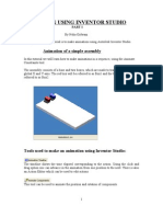 Animating Using Inventor Studio: Animation of A Simple Assembly