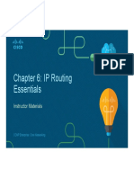 Chapter 6: IP Routing Essentials: Instructor Materials