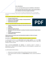 Otras Causas Geneticas de Cálculos y Nefrocalcinosis