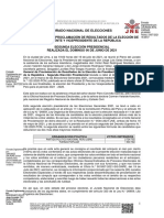 Acta General de Proclamación de Resultados de La Elección de Presidente y Vicepresidente de La República