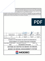 Gestão de Mudanças Processo Padrão MODEC Brasil