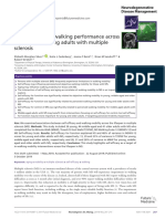 Self-Efficacy and Walking Mobility in Adults with Multiple Sclerosis Across the Lifespan