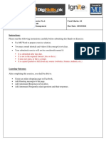 Hands-On Exercise No.2 Batch-09 E-Commerce Management Total Marks: 10 Due Date: 18/03/2021