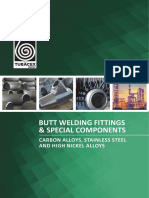 Butt Welding Fittings & Special Components: Carbon Alloys, Stainless Steel and High Nickel Alloys