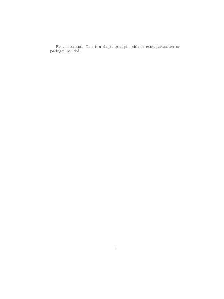 First Document | PDF