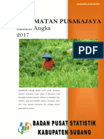 Kecamatan Pusakajaya Dalam Angka 2017