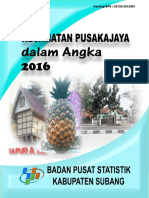 Kecamatan Pusakajaya Dalam Angka 2016