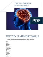 Test Your Memory Skills