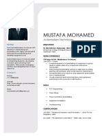 Mustafa Mohamed: Automation Technician