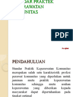 STANDAR PRAKTIK KEP KOMUNITAS by Alfiah