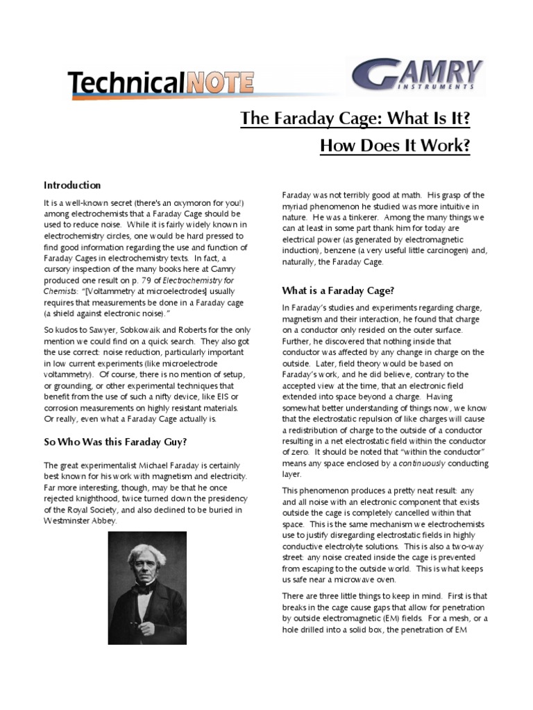 Faraday Cage Overview & Material - Video & Lesson Transcript