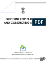 Guideline For Planning and Conducting Seminar: Directorate of Forests Government of West Bengal