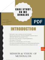 Case Study On McDonalds