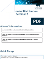 Binomial Distribution Seminar 2 Slides