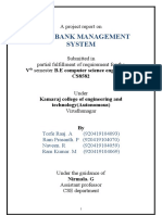 Book Bank Management System: A Project Report On