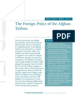 Harpviken - The Foreign Policy of The Afghan Taliban, PRIO Policy Brief 2-2021
