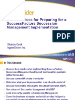 Best - Practices - Preparing - SuccessFactors - Succession - Management - Implementation - Final