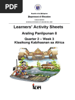 Ap8 - Q2 - W3 - Klasikong Kabihasnan Sa Africa