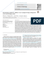 Determination Method for Influence Zone of Pumped Storage Underground Cavern and Drainage System