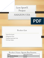 Lion Sportx Project: Amazon Usa