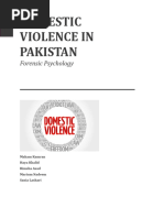 Domestic Violence in Pakistan: Forensic Psychology