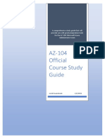 AZ-104 Official Course Study Guide