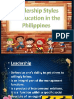 Leadershipstylesineducationinthephilippines 180907181328